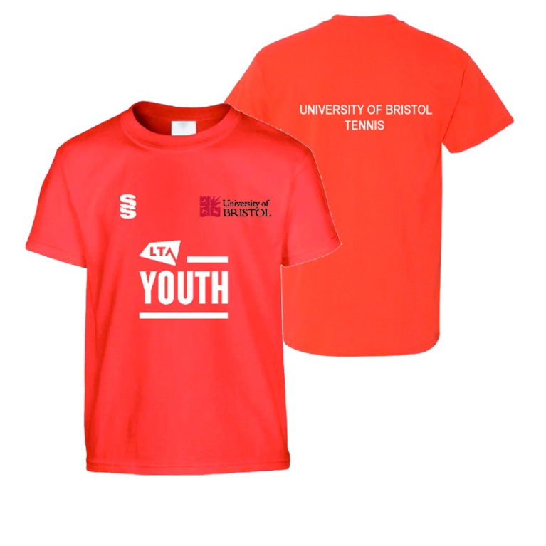 University of Bristol - Tennis T-Shirt - Junior (9 & Under)