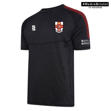 Women's Dual Gym T-shirt : Black Melange